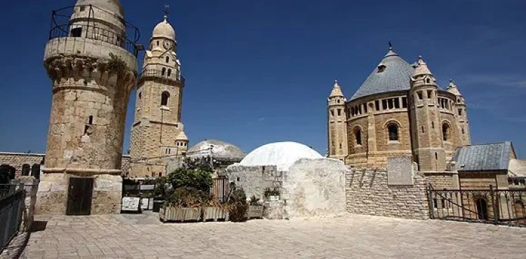 Two settlers storm the Orthodox Church on Mount Zion in Jerusalem