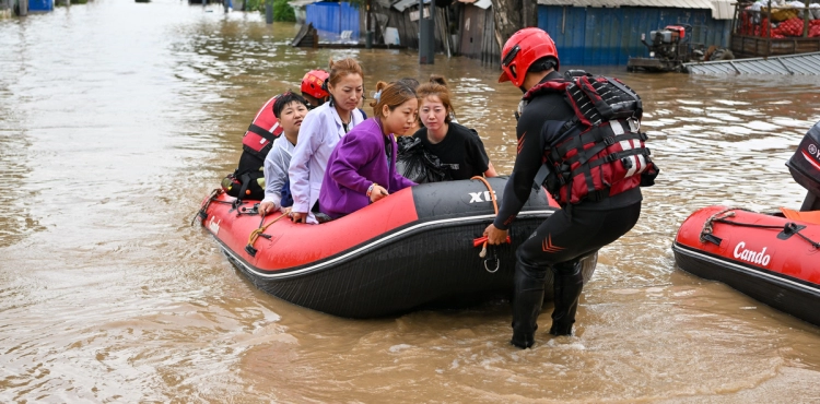 Six dead and four missing due to heavy rains in China