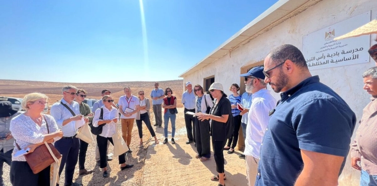 Diplomatic Delegation Visits Burqa Village, Condemns the Demolition of Ein Samiya School, and Deplores the Escalation of Settler Violence