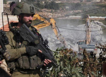 The Occupation Demolishes a House in the West of Jenin