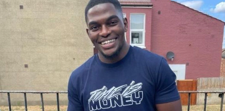 A policeman in London was charged with the murder of a black young man