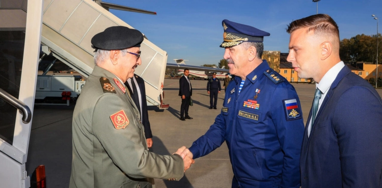 Field Marshal Haftar is visiting Russia