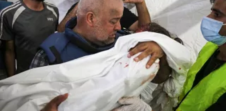 Members of the family of our colleague Wael Al-Dahdouh were martyred in an Israeli bombing that targeted a house to which they were displaced
