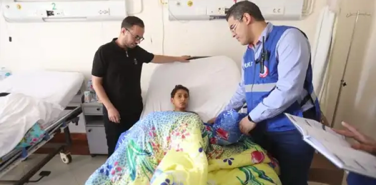 21 wounded people from the Gaza Strip arrive for treatment in Egypt