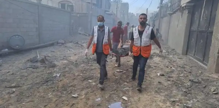 The Red Crescent appeals to ensure safe access to the wounded and martyrs in Gaza and the north