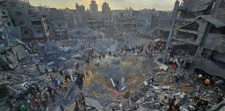 The aggression against Gaza enters its 43rd day.. Israel commits a massacre in Khan Yunis