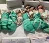 28 newborn babies were transferred to Egyptian hospitals via the Rafah crossing