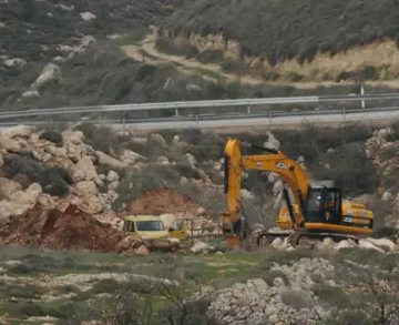 The occupation bulldozes 100 dunums and uproots about 150 olive trees east of Qalqilya