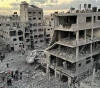 Within 24 Hours... Israeli Airstrikes Destroy 6 Buildings Containing Over 100 Apartments in Gaza
