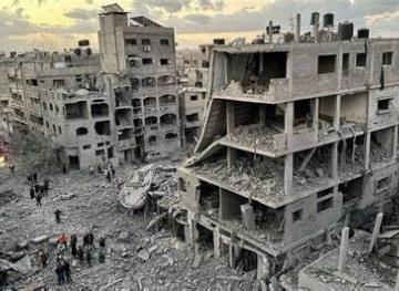 Within 24 Hours... Israeli Airstrikes Destroy 6 Buildings Containing Over 100 Apartments in Gaza