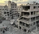 Within 24 Hours... Israeli Airstrikes Destroy 6 Buildings Containing Over 100 Apartments in Gaza