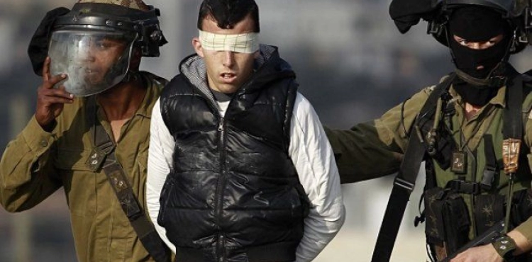 The occupation arrests young Rabie Jabareen in Zboba west of Jenin