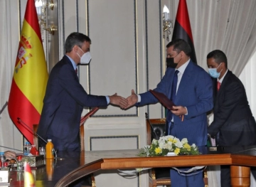 The Prime Ministers of Libya and Spain sign memoranda of understanding in Tripoli