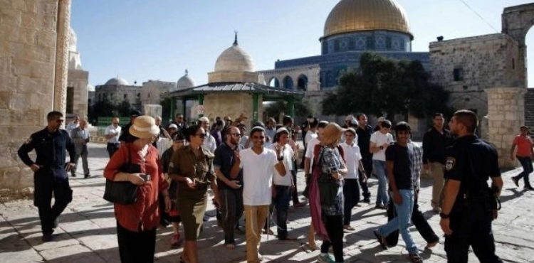 140 settlers Storm Al-Aqsa mosque