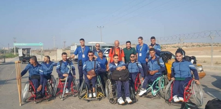 Palestine participates in international wheelchair basketball championship