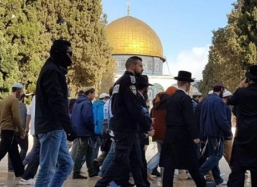 Jerusalem .. 60 settlers storm the courtyards of Al-Aqsa Mosque