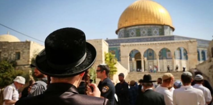 39 &quot;Israeli&quot; storming the courtyards of al-Aqsa Mosque