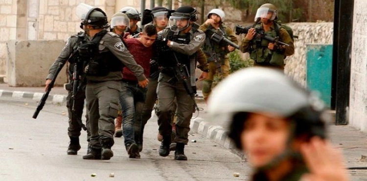 Israeli arrests of 11 Palestinians from the West Bank