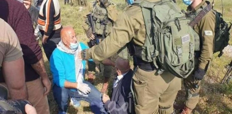 The occupation suppresses an activity rejecting the settlements south of Nablus