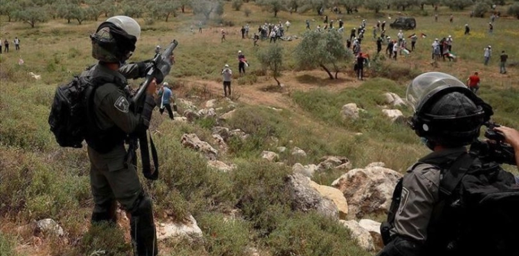 18 Palestinians injured after the occupation army&acute;s suppression of the &quot;Kafr Qaddum&quot; march
