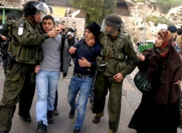 The occupation detains dozens of students from Al-Lubban Al-Sawiya School, south of Nablus