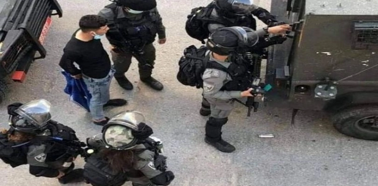 The Israeli occupation arrests 58 of the 48 Palestinians