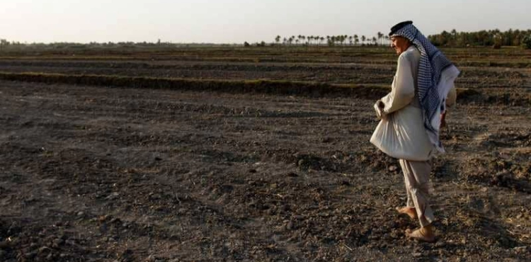 Drought and &quot;neighbors&quot; deprived Iraq of half of its cultivated land