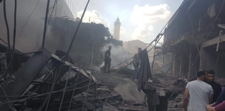 Gaza..a death and 10 injuries in a mysterious explosion in a popular market