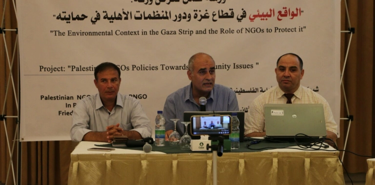 Representatives of NGOs and experts warn of the dangerous repercussions of the environmental reality in Gaza