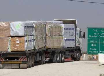 Settlers try to prevent goods from reaching Gaza