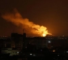 The occupation launches a series of air raids on the Gaza Strip