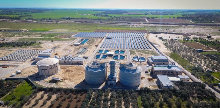 Starting operation of the central processing plant for the Gaza and Central governorates, at a cost of â‚¬ 86 million