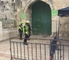 The occupation closes the gates of al-Aqsa after a fire broke out in a police station