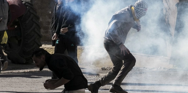 Suffocation injuries during the occupation suppression of the Kafr Qaddoum march