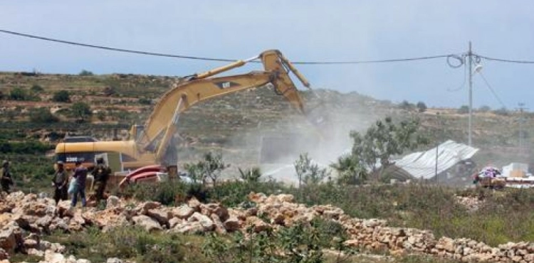 Distribution of land clearance and demolition orders in Bater