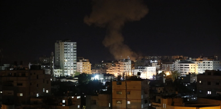 Gaza&acute;s al-Aqsa satellite building bombed