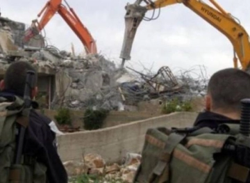 The occupation demolishes a house for the second time in Yatma