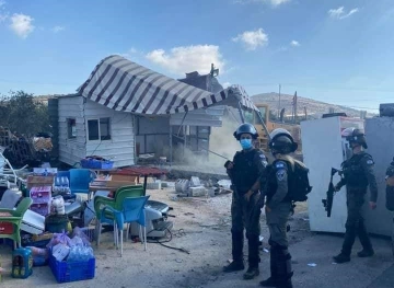 The occupation demolishes a commercial facility in the town of Yabad for the second time in 9 days