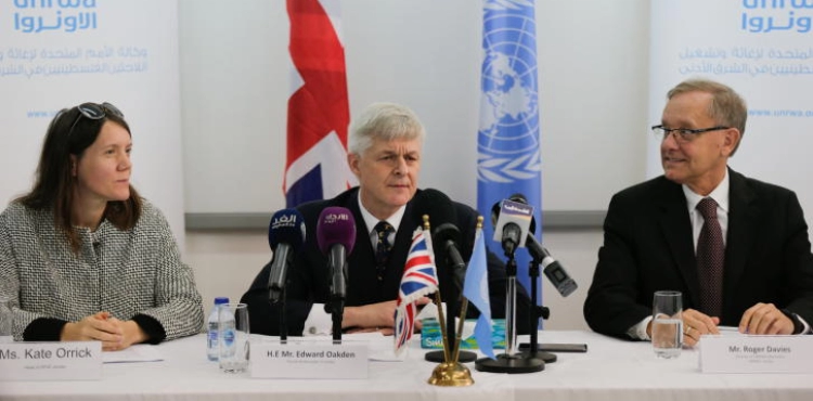 UNRWA and Britain launch us$3.6 million support agreement