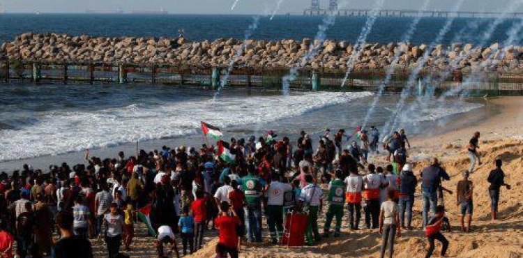 Gaza: 30 civilians injured during naval march