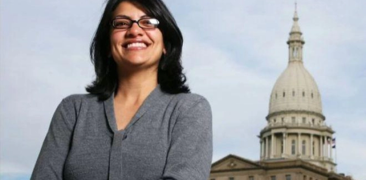 Rashida Taeb begins her activity in the U.S. Congress on a tour of the West Bank