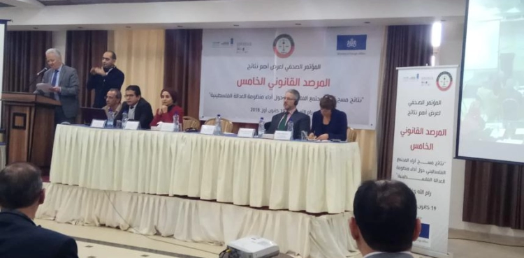 Report confirms that the occupation weakens efforts to strengthen the rule of law