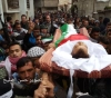 The funeral of martyr Fayyad in Gaza