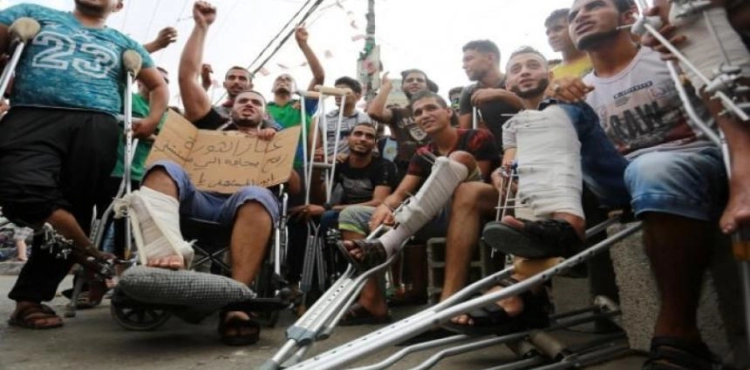 Government jobs for wounded return marches in early 2019