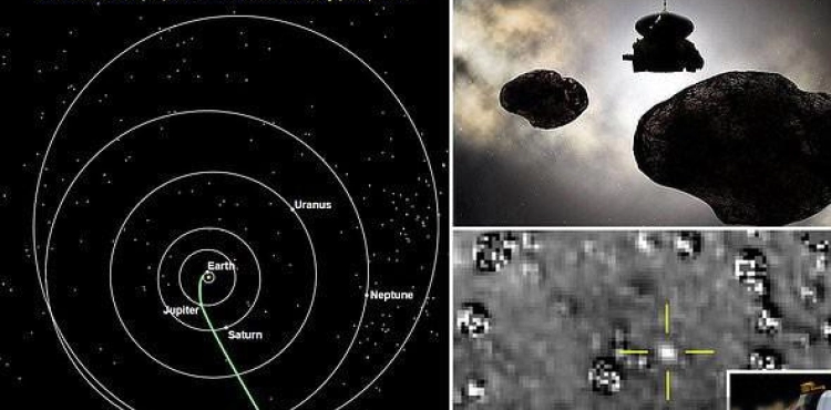 The New Horizons probe transmits its first image of the New World