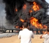 A fire broke out at the Aden oil refinery in southern Yemen
