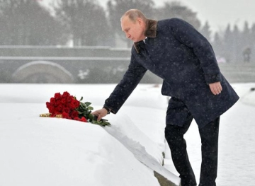 Putin in memory of the siege of Leningrad: &quot;No remission for the Nazis who tried to kill this starving city&quot;