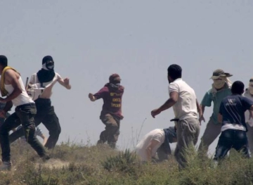 The evacuation of the secondary school of Auref after an attack by settlers