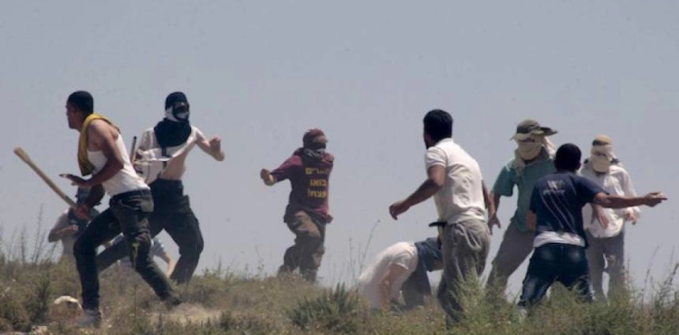 The evacuation of the secondary school of Auref after an attack by settlers