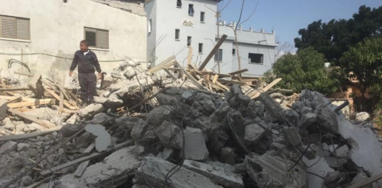 Demolition of a house in Lod on the pretext of unauthorized construction